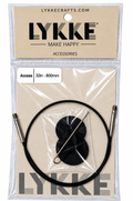 Circular Knitting Swivel Cord for 32" (80cm) length (black) LYKKE Crafts