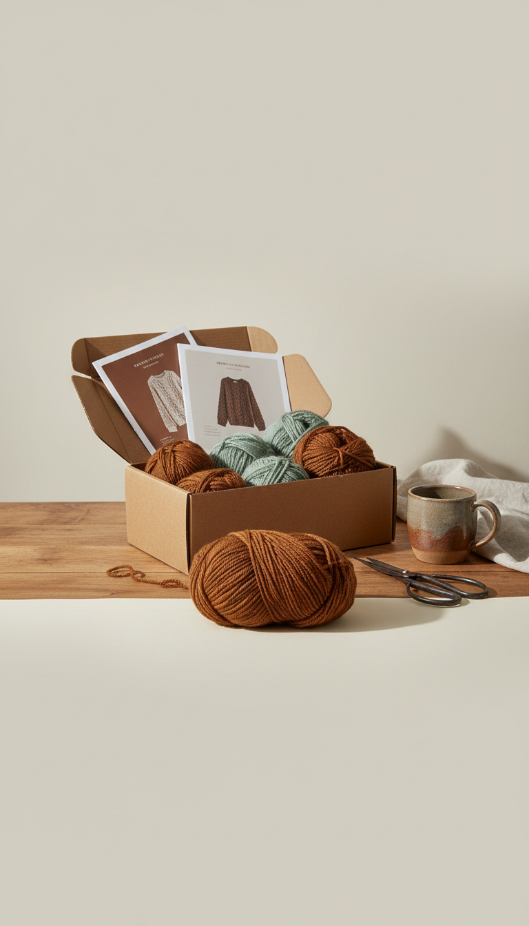 Chestnut Wool Merino Yarn Skein