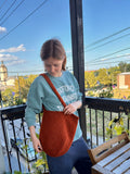Hobo Bag Knit Kit - 100% Cotton (Beginner Friendly)